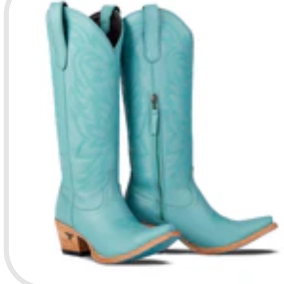 NWT Lane Smokeshow boot in glacier teal/turquoise blaze, 7.5 - Picture 3 of 13